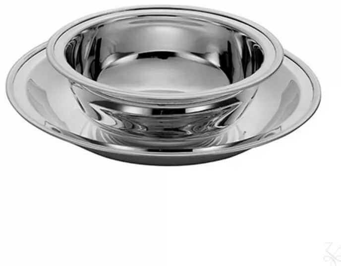 Set castron si farfurie argint masiv Inglese