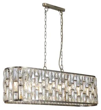 Searchlight 65818-8AB - Candelabru BIJOU suspendat cu lanț, 8xE14/40W/230V