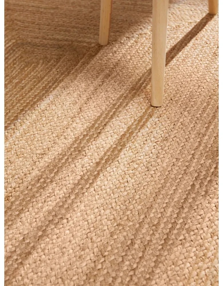 Covor în culoare naturală reversibil/țesut manual din iută 160x230 cm Sharmila Natural Brown – Hanse Home