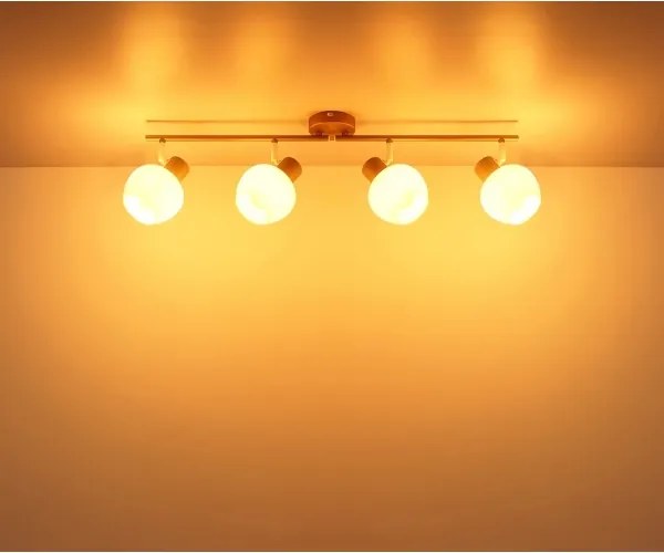 Globo 54662-4 - Plafonieră cu spoturi EILEEN 4xE27/40W/230V