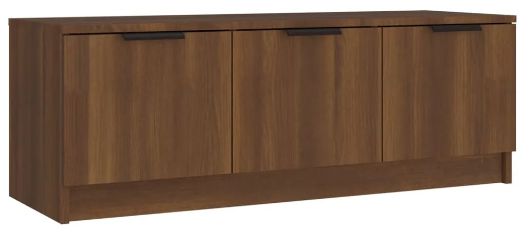 817083 vidaXL Comodă TV, stejar maro, 102x35x36,5 cm, lemn prelucrat