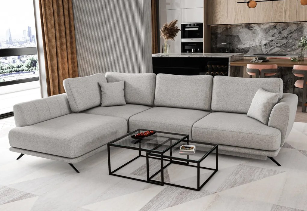 Supermobel Coltar extensibil LARDE, 276x90x191, Softis 17, stanga