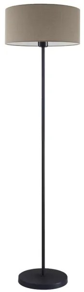 Lampadar LED TUNJA, 1xE27/20W/230V, Ø 38 cm, negru/taupe