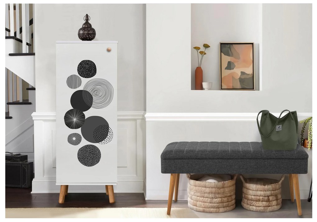 Mobilier hol Beside 39 (alb + antracit). 1094012