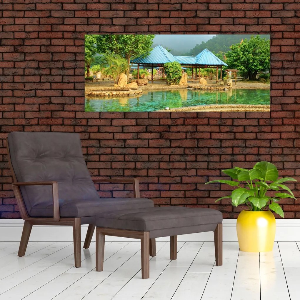 Shanghai hotel park (120x50 cm)