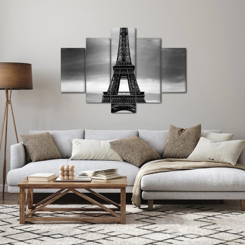 Tablou - Mașină roz în Paris (150x105 cm)