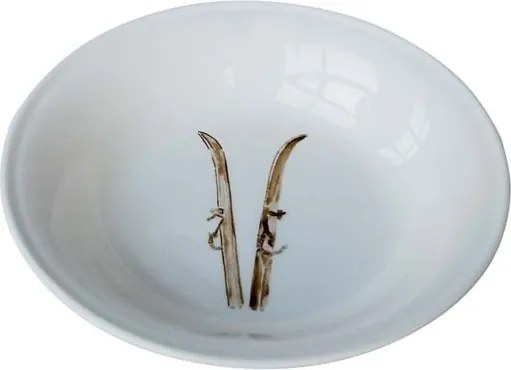 Farfurie adanca, din portelan, D20.5cm, Ski