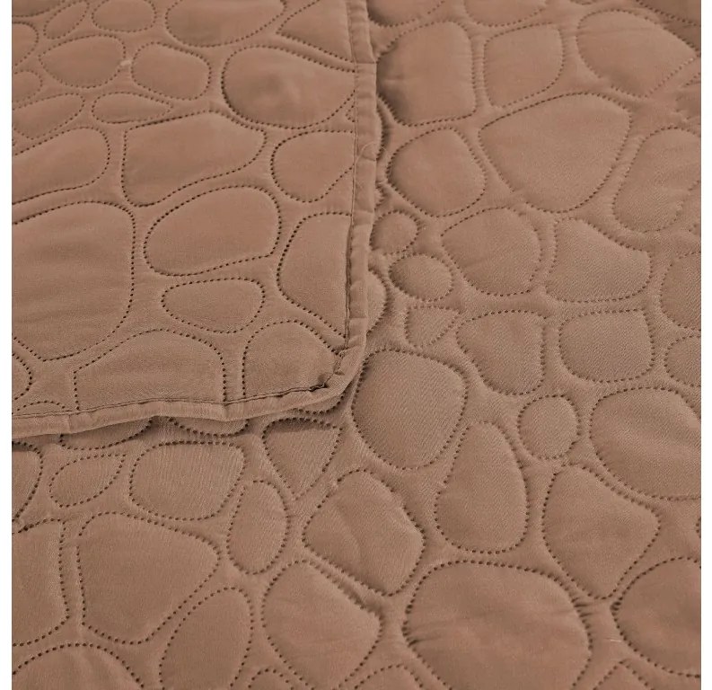 Cuvertura de pat maro deschis STONE Dimensiune: 170 x 210 cm