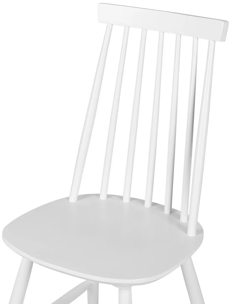 Set 2 buc. scaune pentru sufragerie Burank (alb). 1009961