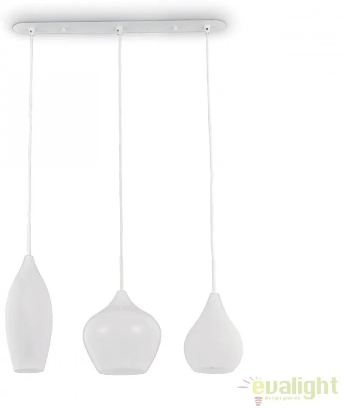 Lustra suspendata design modern SOFT SB3 BIANCO 111858
