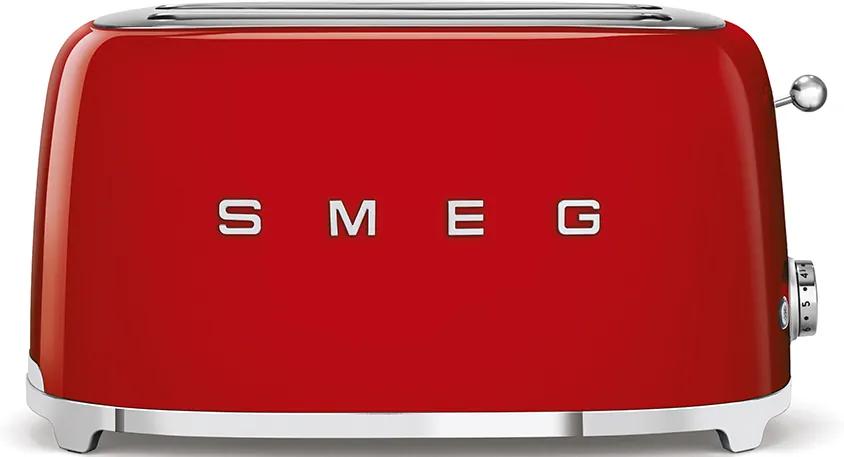 Toaster roșu 50's Retro Style P2x2 1500W - SMEG