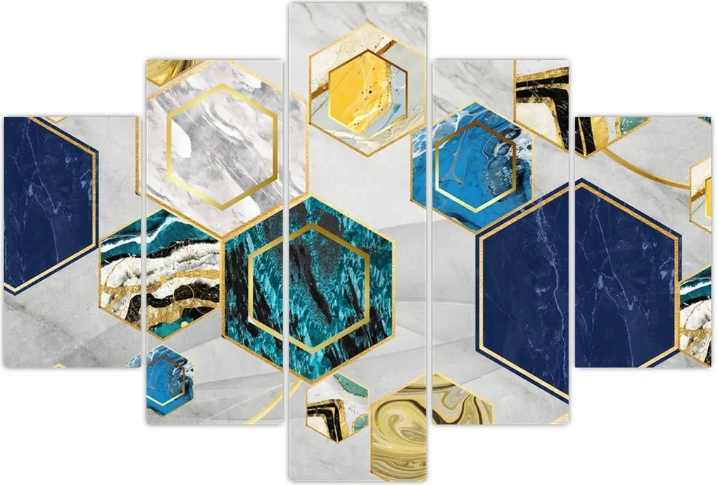 Tablou - Compoziție de marmură (150x105 cm)