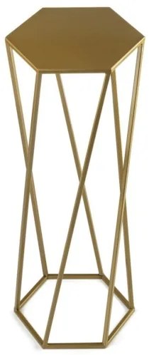 Suport pentru flori 70x24 cm, culoare aurie