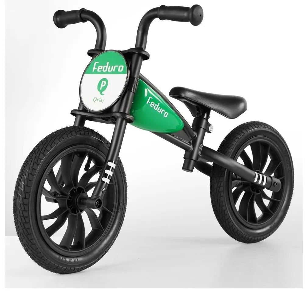 Bicicletă fără pedale QPlay FEDURO verde