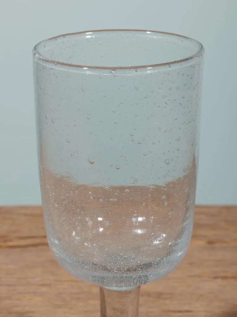 Pahar de vin, din sticla, H18 cm, Bubbles