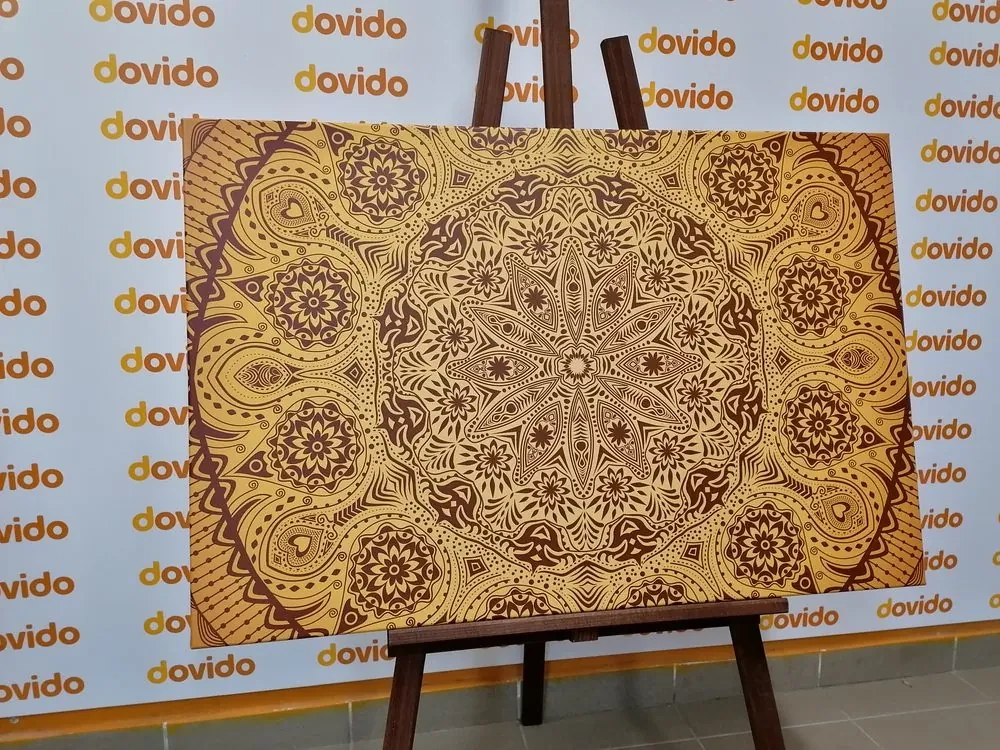 Tablou Mandala ornamentală cu dantelă