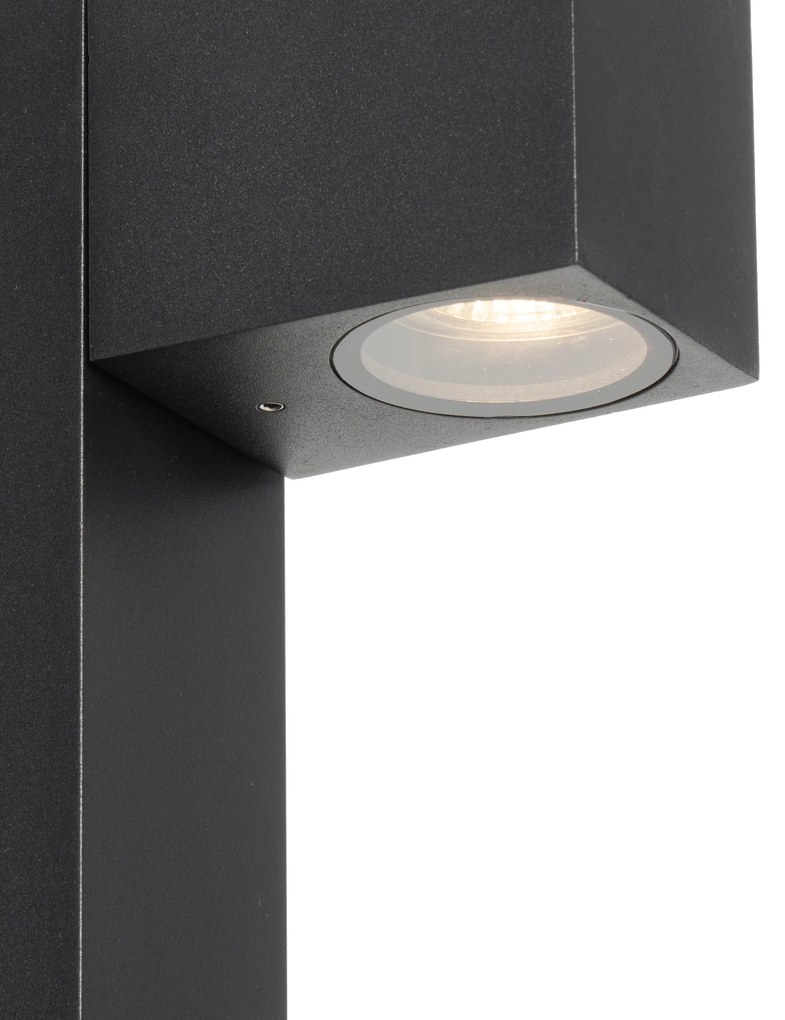 Lampă de podea industrială pentru exterior neagră 65 cm IP44 - Baleno