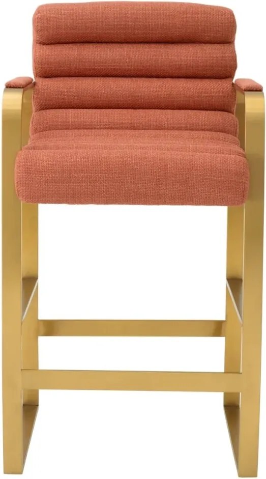Scaun de bar elegant design LUX Counter Olsen, scalea orange