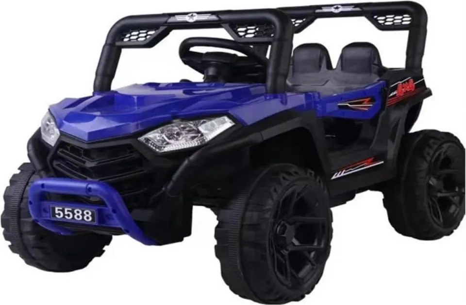 Masinuta Electrica cu acumulator pentru copii NOVOKIDS™ Buggy Mini UTV, Cu faruri luminoase, Telecomanda, 3-7 ani , max 30 kg, 3 Viteze, Lungime 110