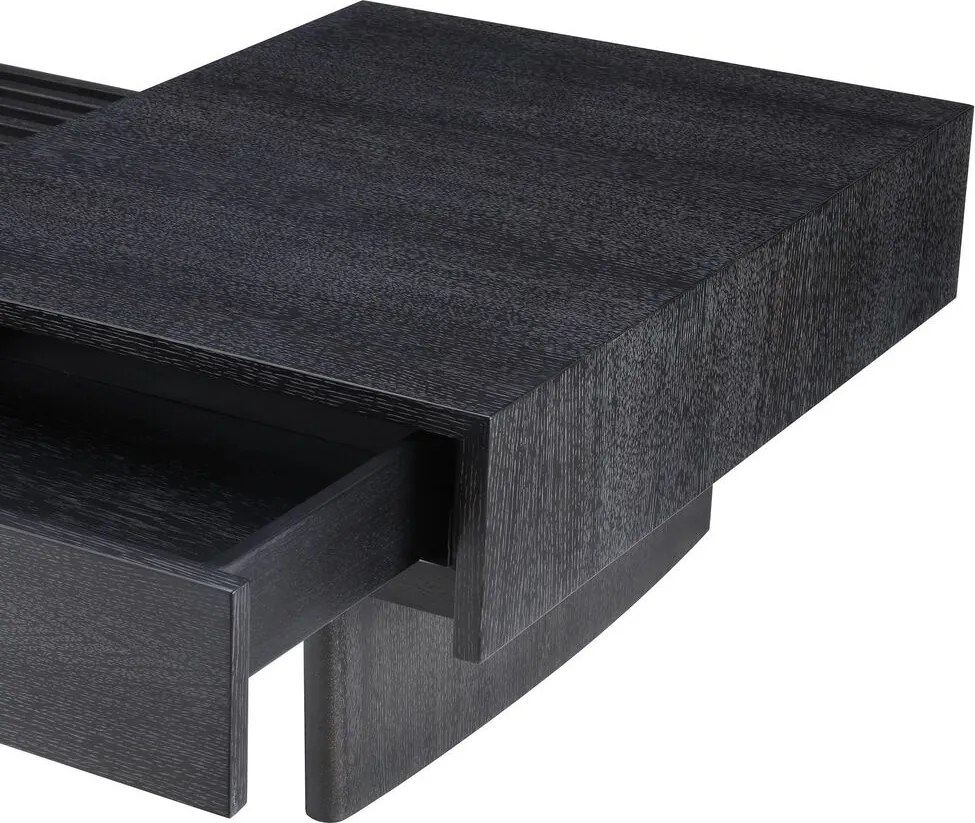 Masuta de cafea design LUX The Crest, negru 114926 HZ