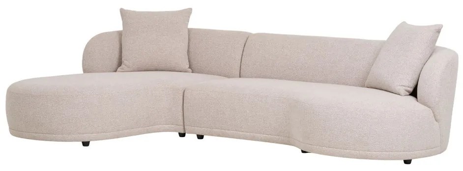 Canapea Kingston cu 2 perne, orientată spre stânga, naturală, HN1295