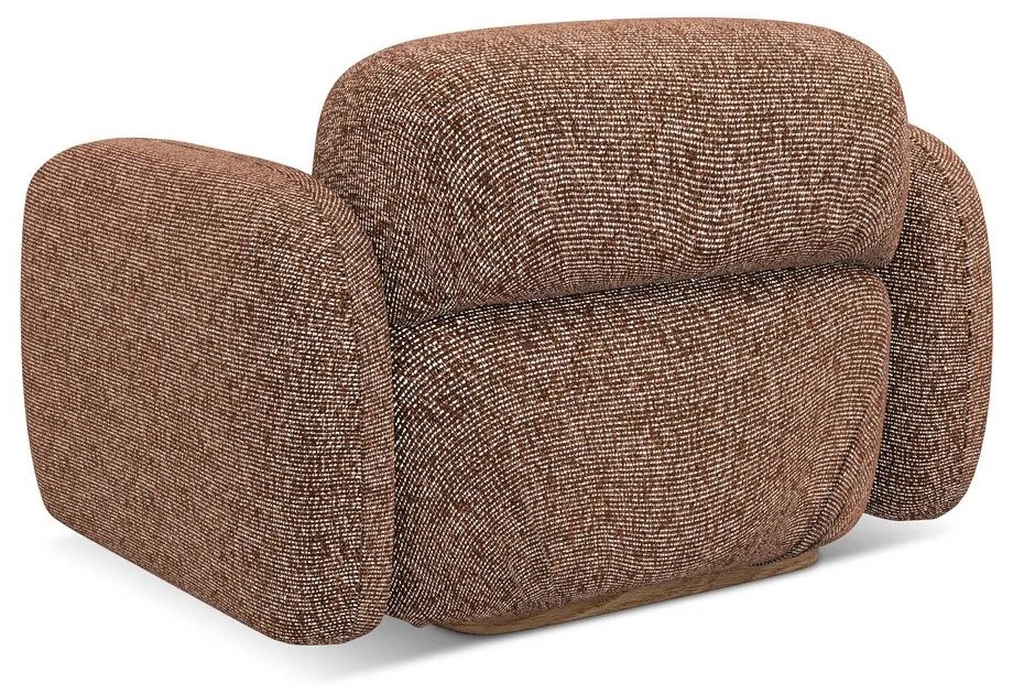 Fotoliu modular portocaliu/maro Ailani – Makamii