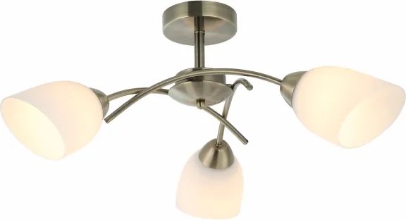 Lustră aplicată DONNA 3xE27/60W/230V patină