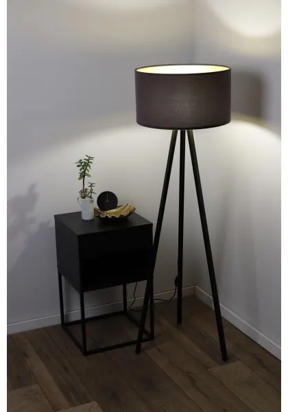 Lampă de podea STANDART 1xE27/60W/230V gri/wenge