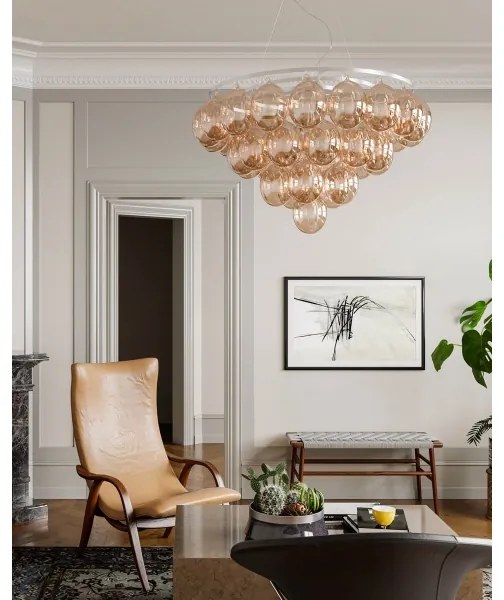 ByRydens 4201310-5503 - Candelabru suspendat pe cablu GROSS GIANT 8xE27/8W/230V