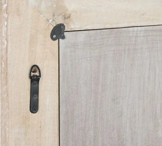 Oglindă decorativă de perete din lemn de mango, 83×4×121 cm, „Elephant"