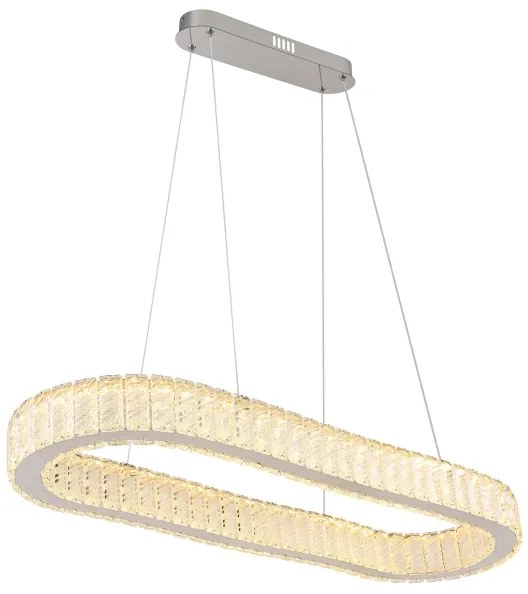 Lustră LED dimabilă pe cablu Globo 67162-58 MUCKY 58W/230V 2700-6000K + telecomandă