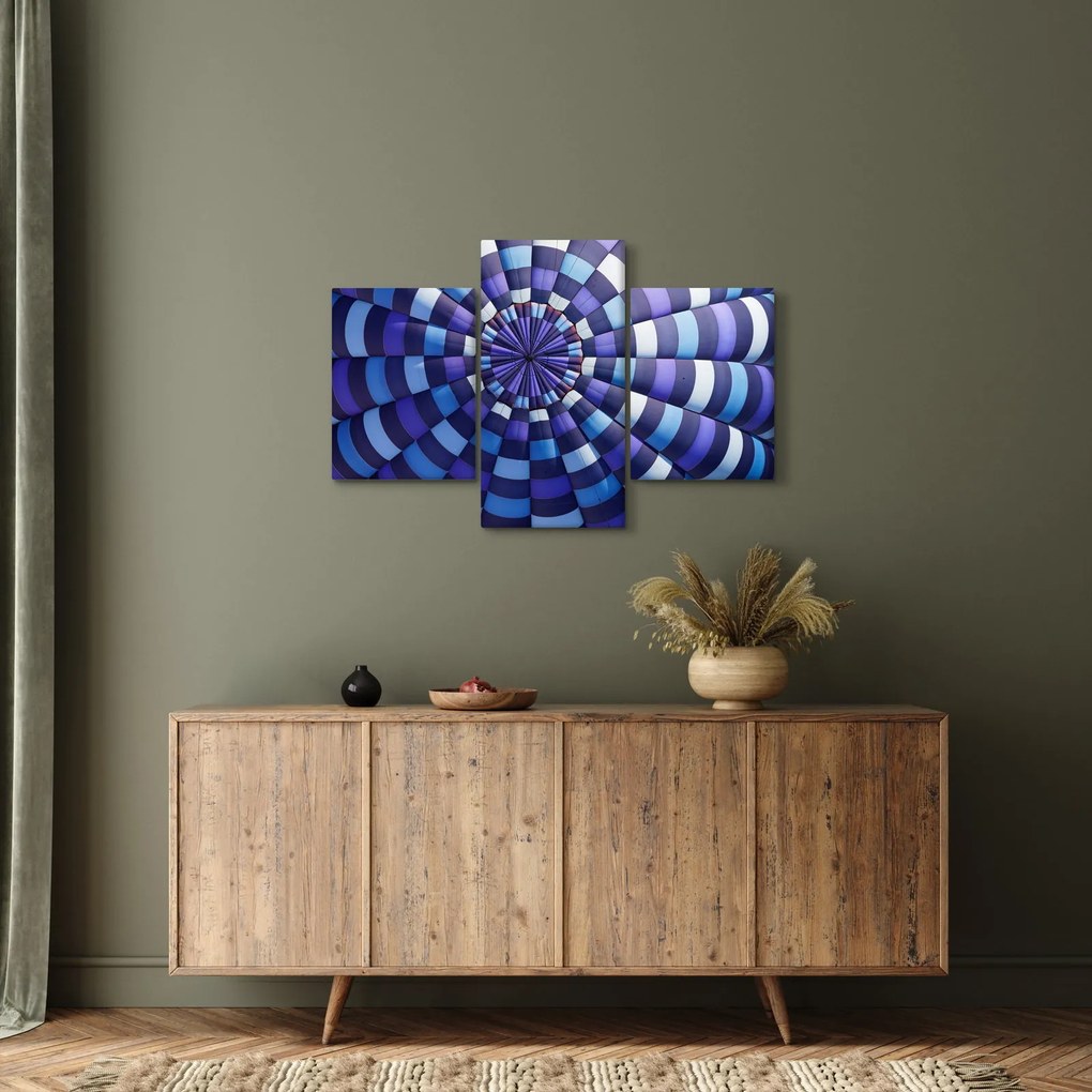 Tablou cu structura balonului zburător (90x60 cm)