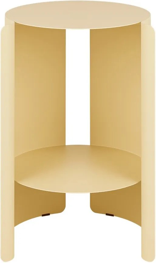 Măsuță auxiliară rotundă din oțel ø 32 cm Wa – noo.ma