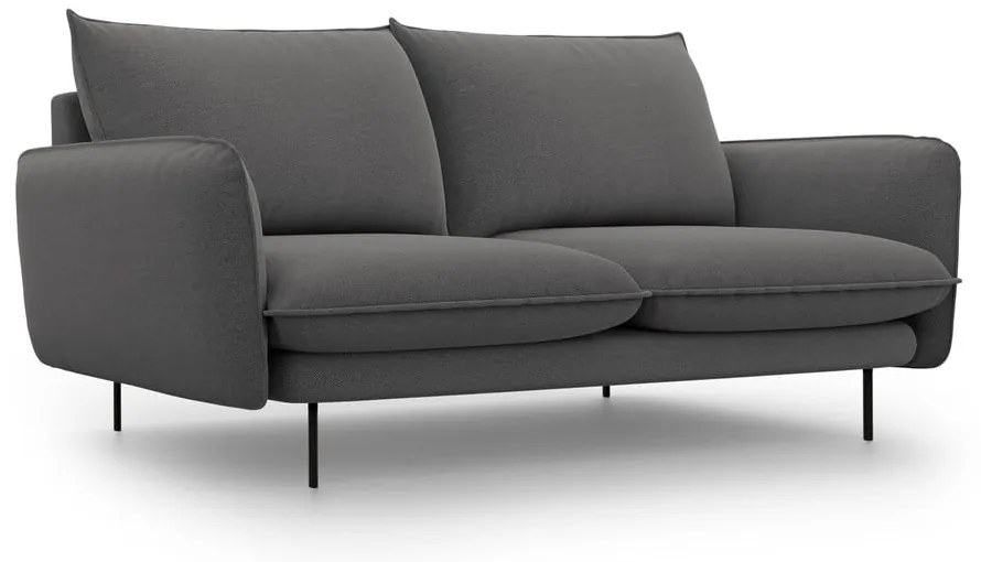 Canapea Cosmopolitan Design Vienna, 160 cm, gri închis