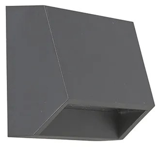 Lampa de perete exterioara moderna gri inchis incl. LED IP54 - Sandstone 1