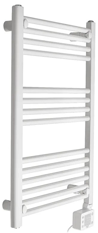 Calorifer pentru baie Adler AD 7824, 600W, 13 elementi, Panou de control LED, IP24, Alb