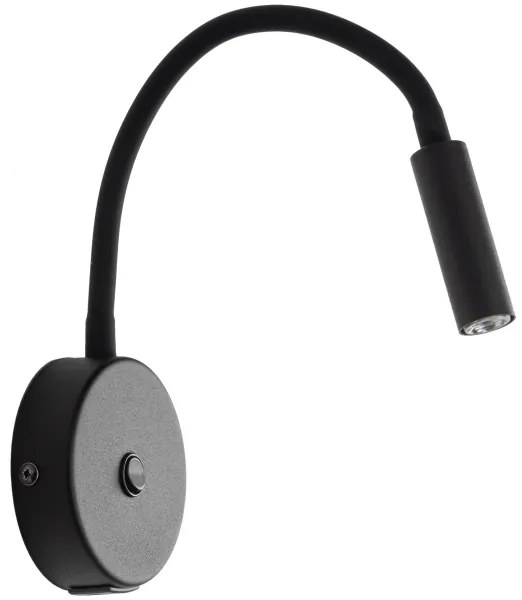 Lampă de perete cu port USB LAGOS 1xG9/3W/5V negru