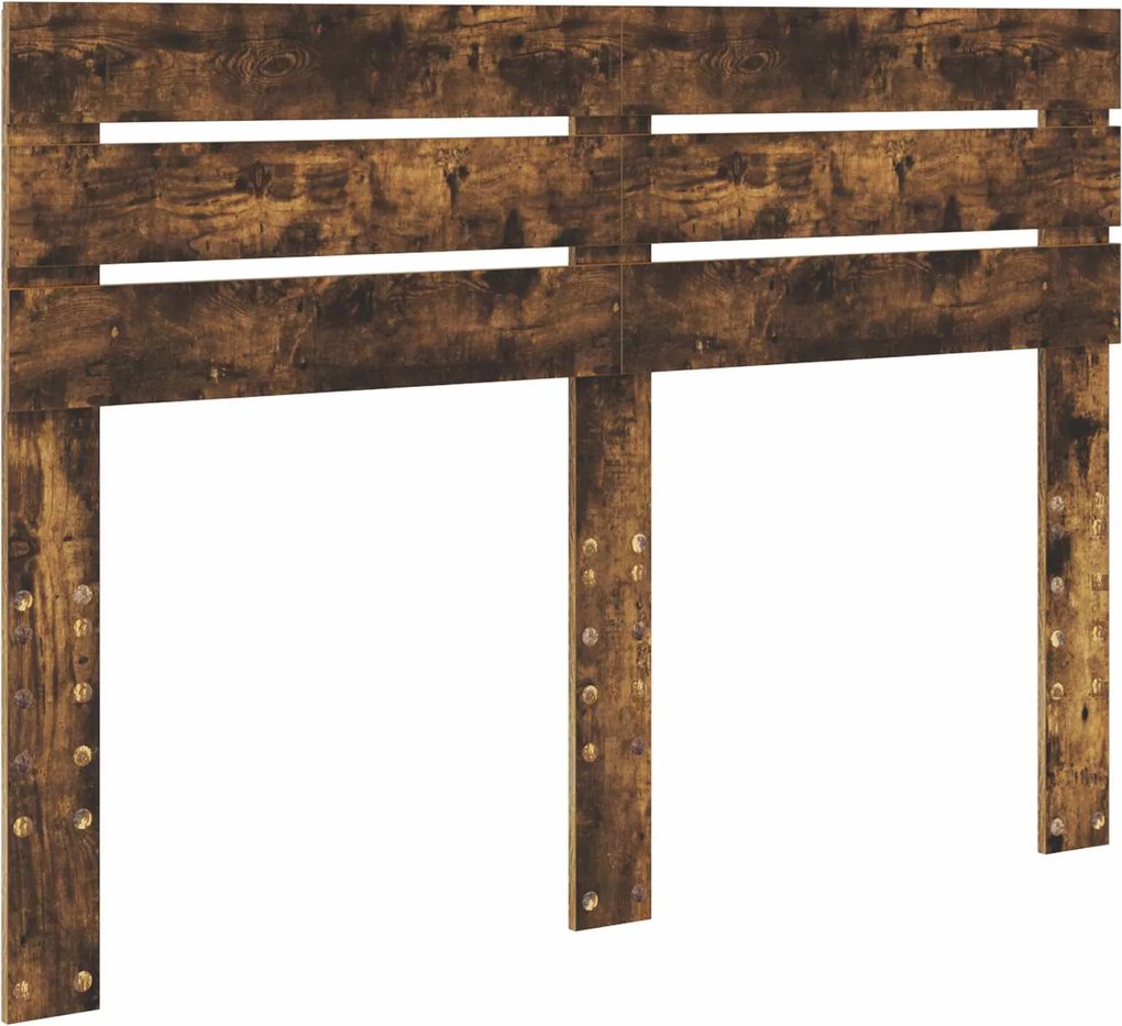 vidaXL Tăblie cap Stejar fumuriu 150 cm Lemn compozit