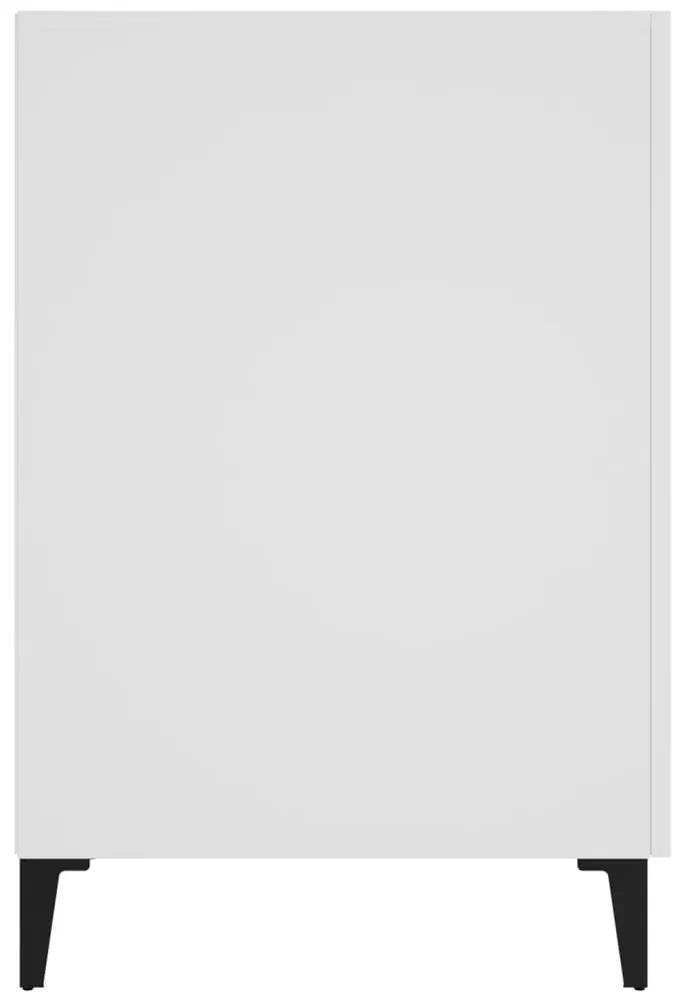 Birou, alb, 140x50x75 cm, lemn compozit Alb