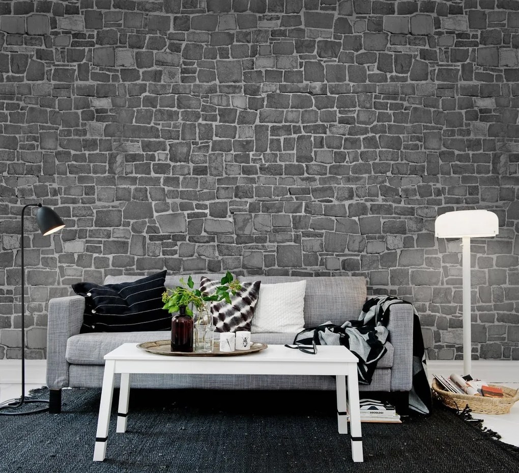 Fototapet, Stonewall, Black, Rebel Walls