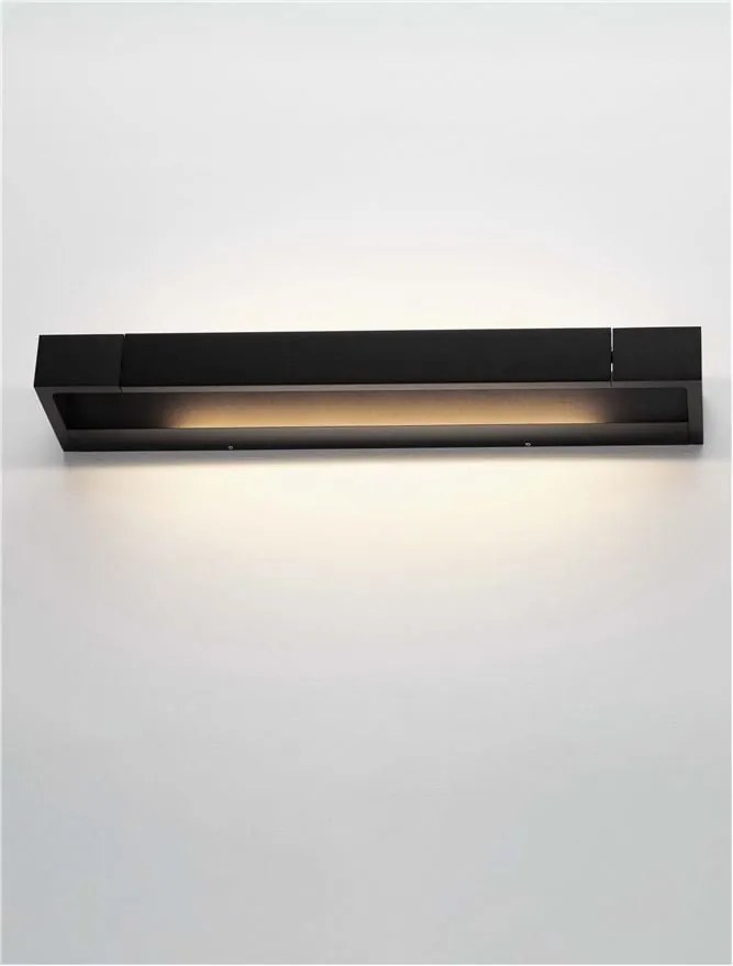 Aplica LED ambientala directionabila pentru baie/exterior IP44 PARK negru