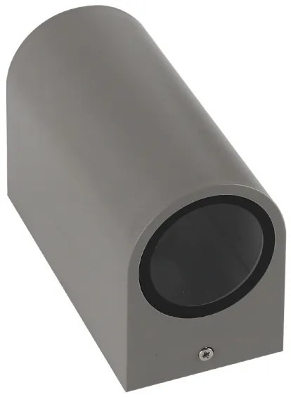 Aplică de exterior PARETE 2xGU10/6W/230V IP54 gri