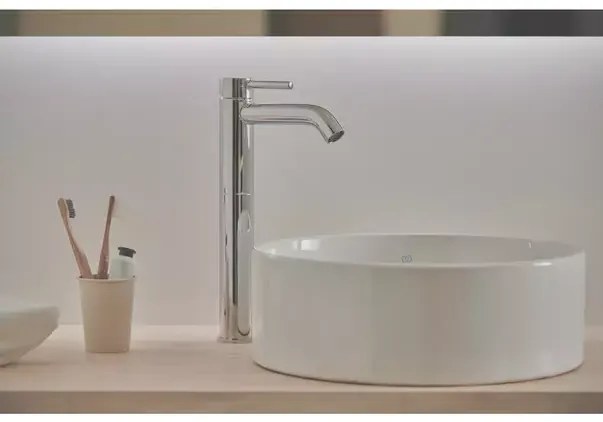 Baterie lavoar inalta Ideal Standard Ceraline cu ventil metalic Pop-Up crom lucios