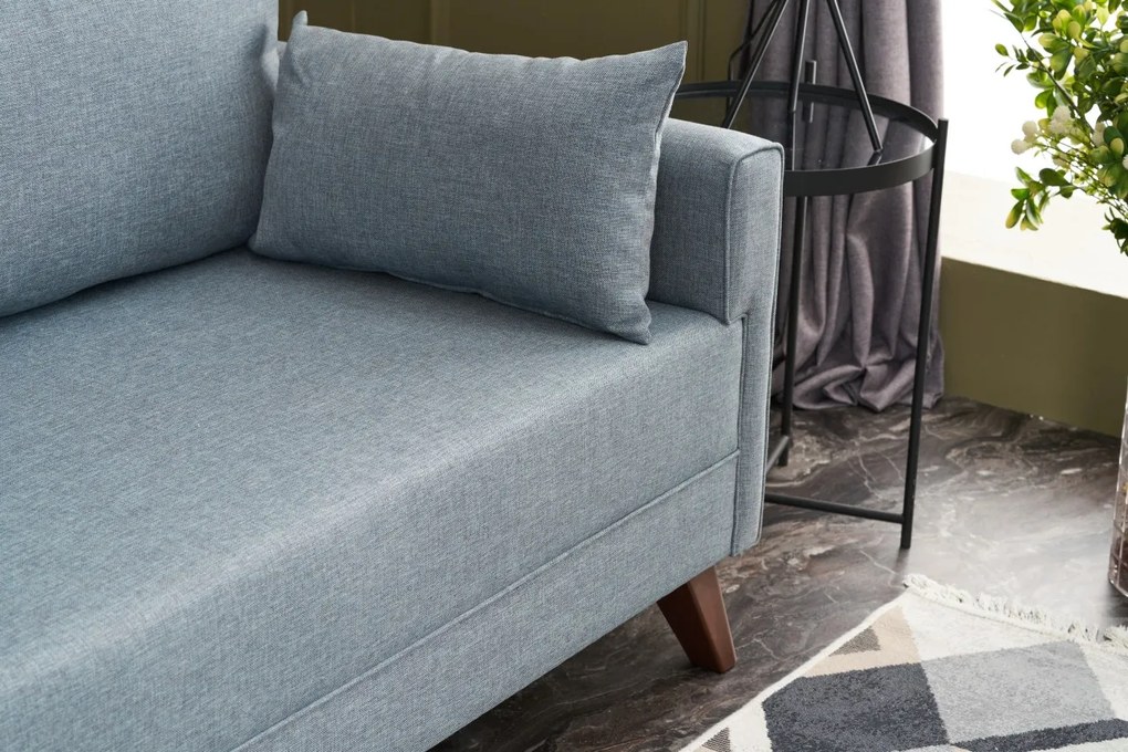 Canapea extensibilă Bellina (albastru). 1063002