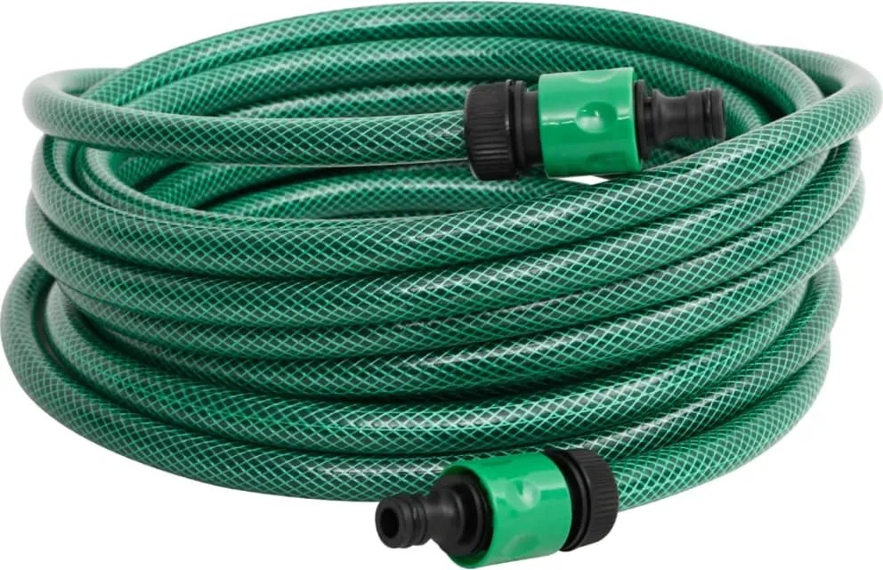 vidaXL Furtun de piscină, verde, 50 m, PVC
