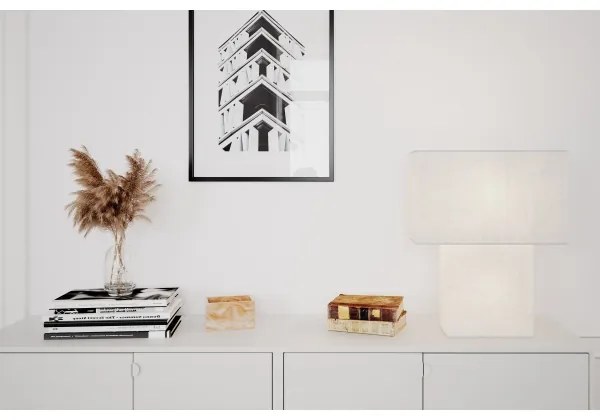 ByRydens 4024610-5000 - Lampă de masă iSQUARE 1xE27/8W/230V albă