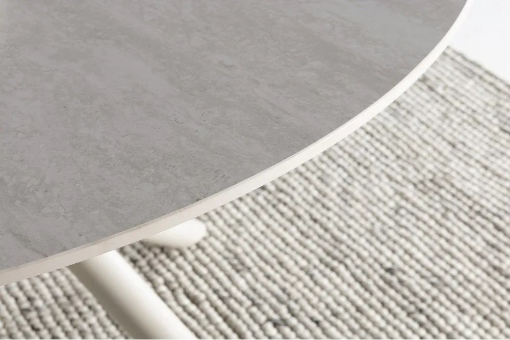 Masă de dining rotundă cu blat ceramic ø 119,5 cm Talia – Marckeric