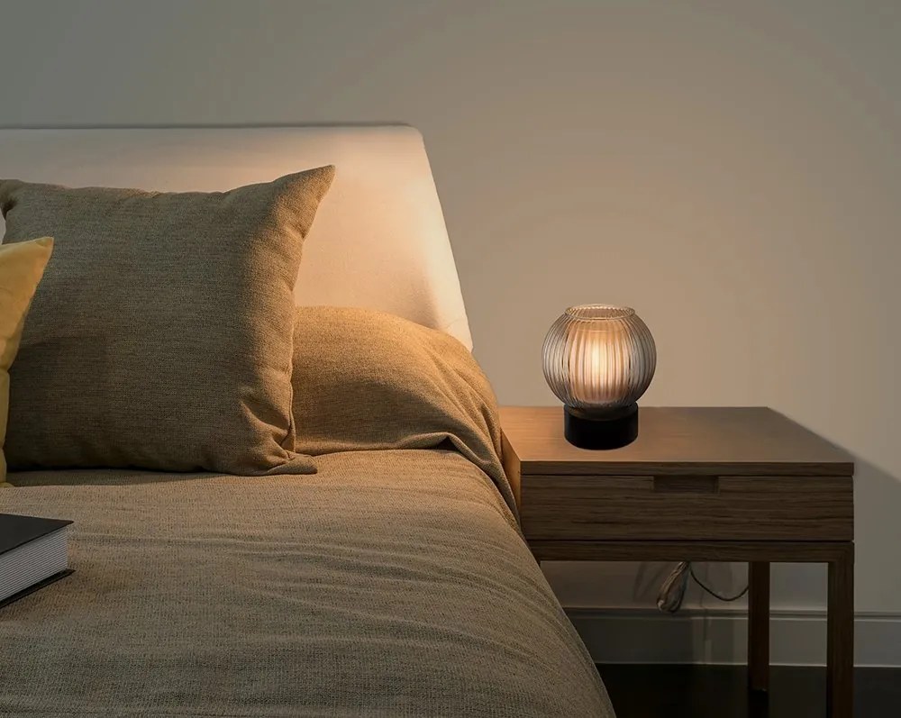 Veioza/Lampa de masa design modern ZUMBA negru/multicolor