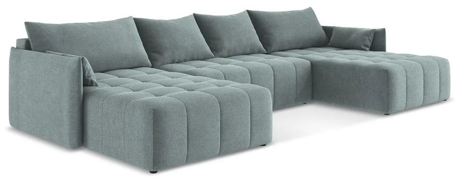 Colțar albastru extensibil/cu spațiu de depozitare (în formă de "U") Moku – Makamii