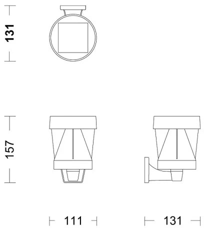 Philips AVERY LED 1,8W 3,7V 2700K IP44 lampă solară de perete